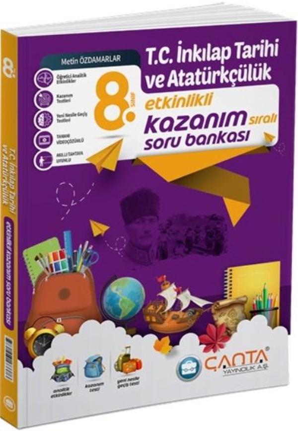 8.Sınıf LGS İnkılap Tarihi ve Atatürkçülük Etkinlikli Kazanım Soru Banksı - İş Bankası Kültür Yayınları - Image 1