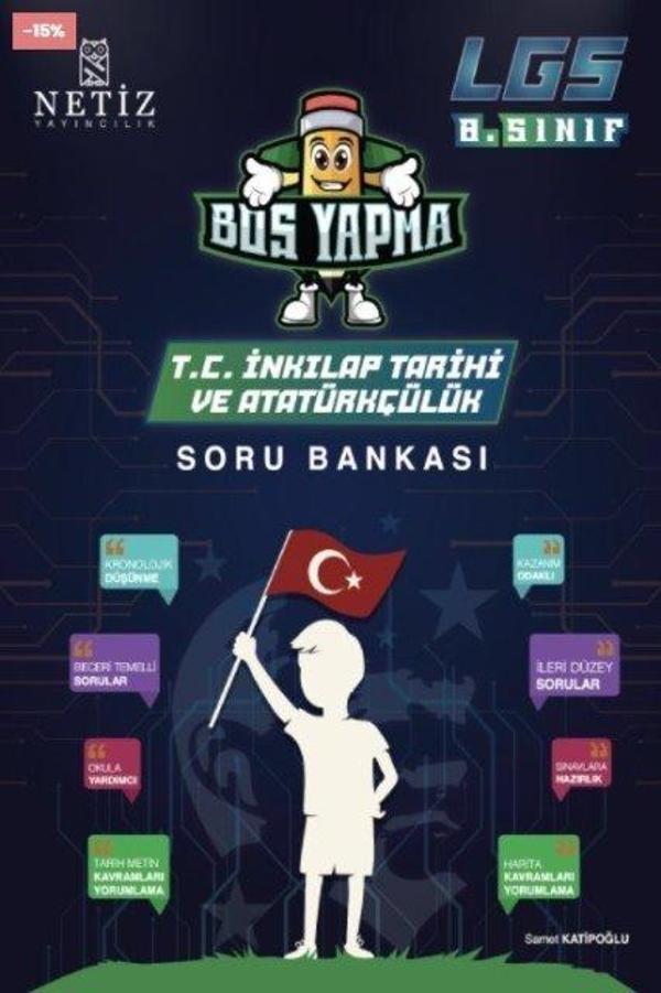 8.Sınıf Lgs T.C.İnkılap Tarihi ve Atatürkçülük Soru Bankası - İş Bankası Kültür Yayınları - Image 1