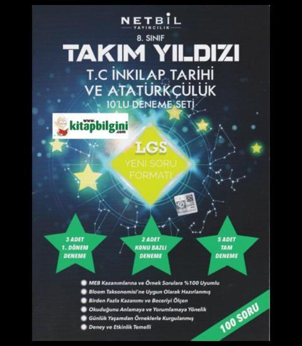 8.Sınıf T.C İnkılap Tarihi ve Atatürkçülük 10 Deneme - İş Bankası Kültür Yayınları - Image 1