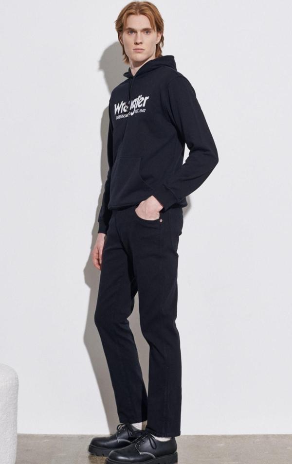 Wrangler Texas Slim Fit Dar Kesim Normal Bel Esnek Jean Kot Pantolon - W12S032001 - Image 1