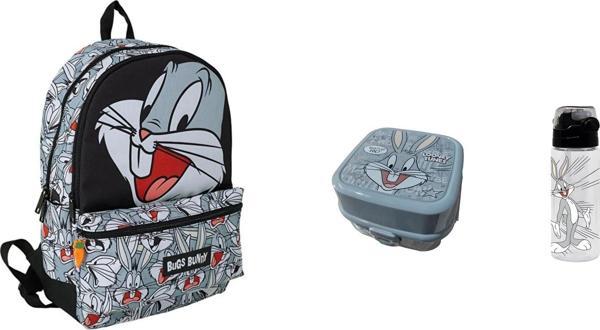 Bugs Bunny Okul Çantası ,Beslenme Kabı ve Su Matarası - Image 1
