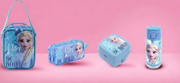 Frozen Be Bold Beslenme Çantası ,Kalem Kutusu ,Beslenme Kabı ve Su matarası - Image 1