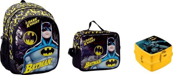 Batman Okul Çantası , Beslenme Çantası ve Beslenme Kabı - Image 1