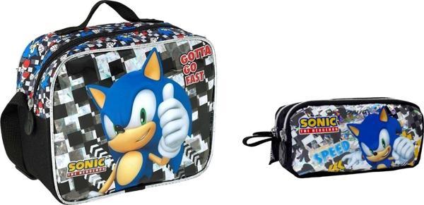 Sonic Beslenme Çantası ve Kalem Kutusu - Image 1