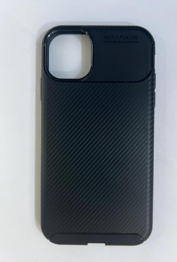 ARMORİX İPHONE 11 KARBON AUTO FOCUS  SİYAH SİLİKON KILIF - Image 1