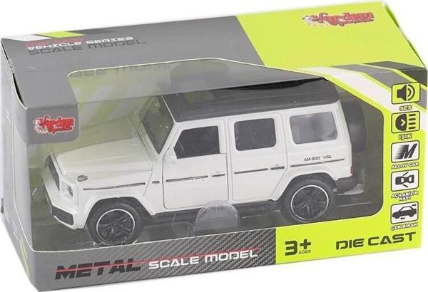 KM-3261B-Vardem Kutulu Çek Bırak 1:32 Işıklı Ve Sesli Metal Jeep - Image 1