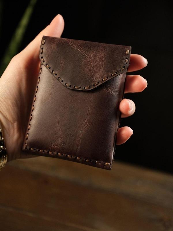 San Diego - Hakiki Deri Çift Katlı Asansörlü Kartlık Cüzdan - Image 1