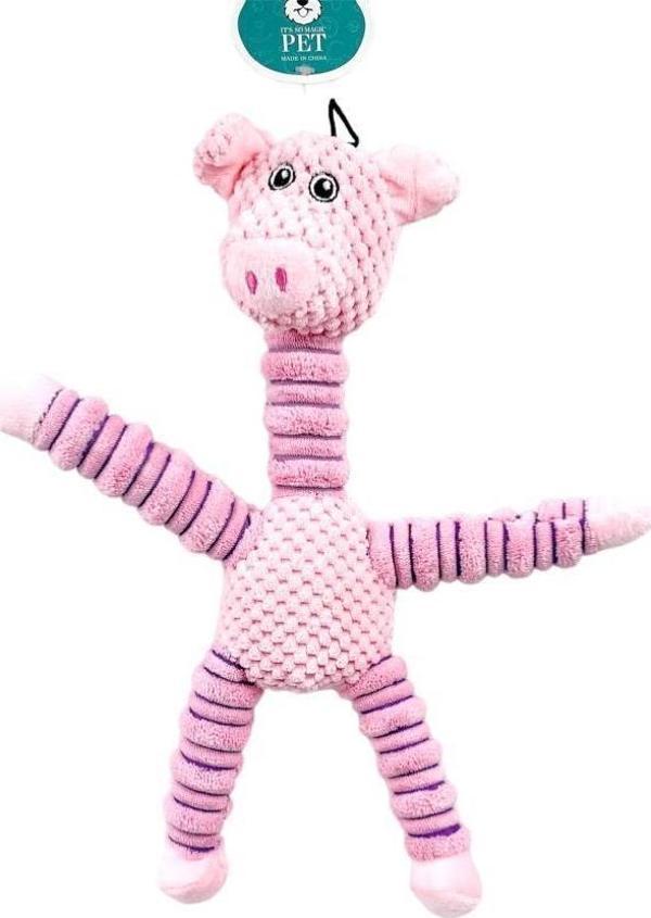 Köpekler İçin İthal Öten Peluş Oyuncak 36 cm Domuz - Image 1