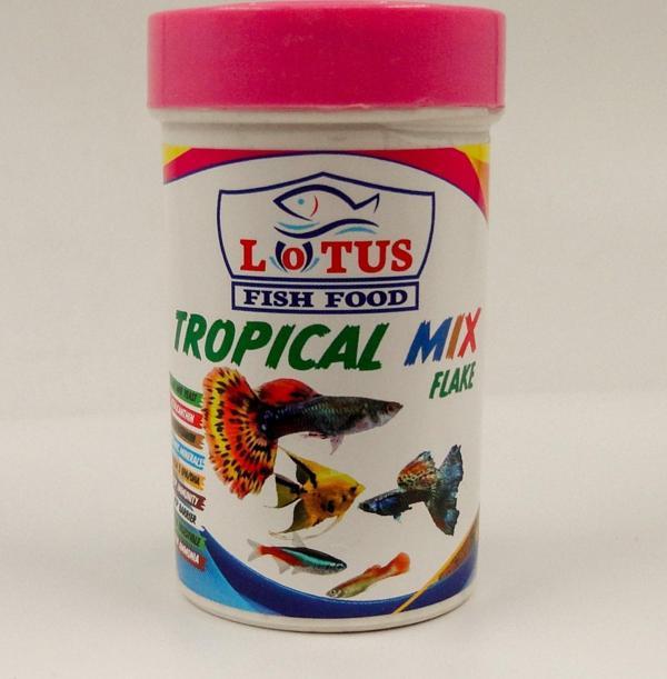 LOTUS Tropical Mix Flake 100 ml Balık Yemi  - Image 1