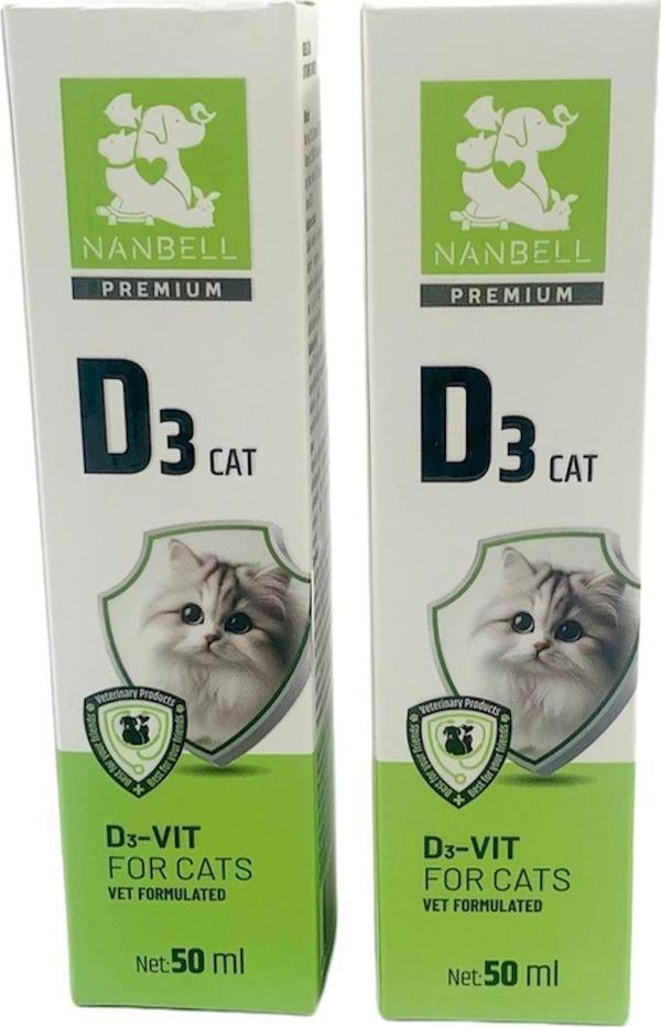 2 Kutu Kediler İçin D Vitamini Takviyesi 50 Ml - Image 1