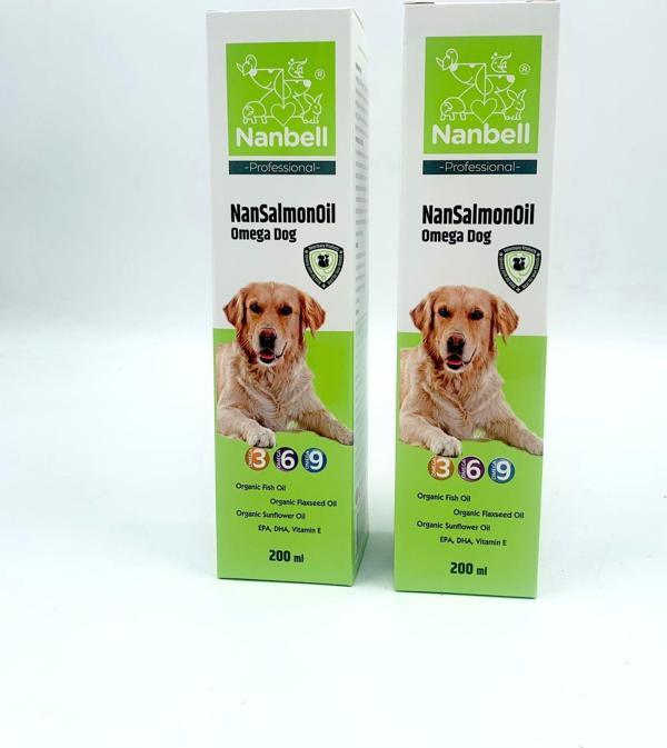 2 kutu Köpekler İçin NanSalmonOil Omega 3-6-9 200ml  - Image 1