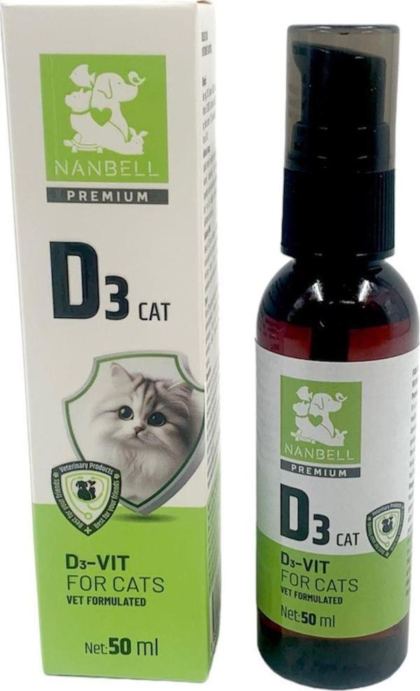 Kediler İçin D Vitamini Takviyesi 50 Ml - Image 1