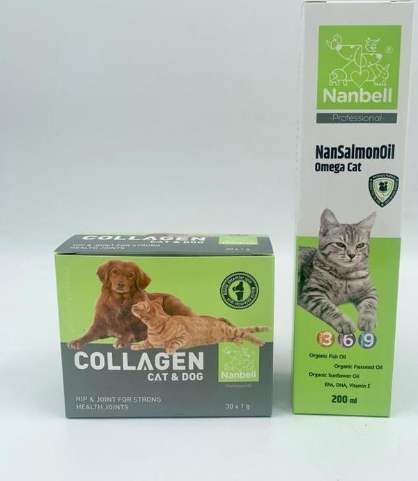 Kediler İçin Omega3-6-9 + Kolajen 30x1gr - Image 1