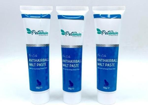 3 Kutu Kediler İçin Tüy Yumağı Önleyici Macun 100 gr - Image 1
