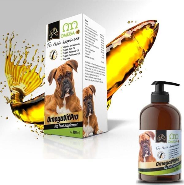 PHARMASED Köpekler İçin Omega VitPro Somon Balık Yağı 100 ml  - Image 1