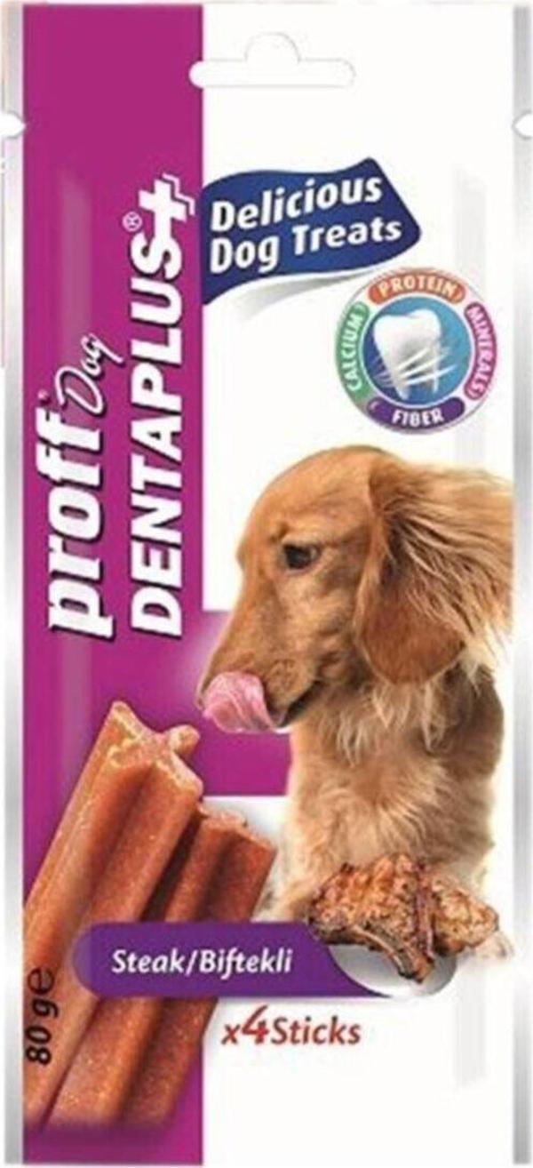 Dog Denta Plus Biftekli Köpek Ödül Çubuğu 4 Sticks - Image 1