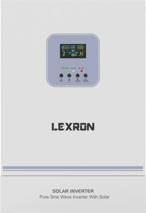 Lexron 24 V 4.2 KW Mppt 90-500V DC Input Yüksek Voltaj Tam Sinüs Akıllı İnverter - Image 1