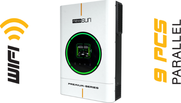 Mexxsun Premium 48V 6kW Tam Sinüs Akıllı İnverter (Paralel /Wi-Fi/ Dual Output) - Image 1