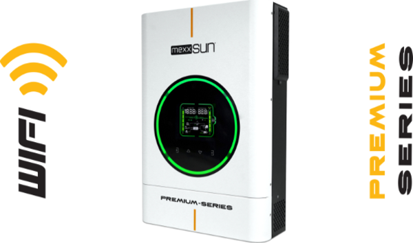 Mexxsun Premium 24V 4kW Tam Sinüs Akıllı İnverter (Wi-Fi/ Dual Output) - Image 1