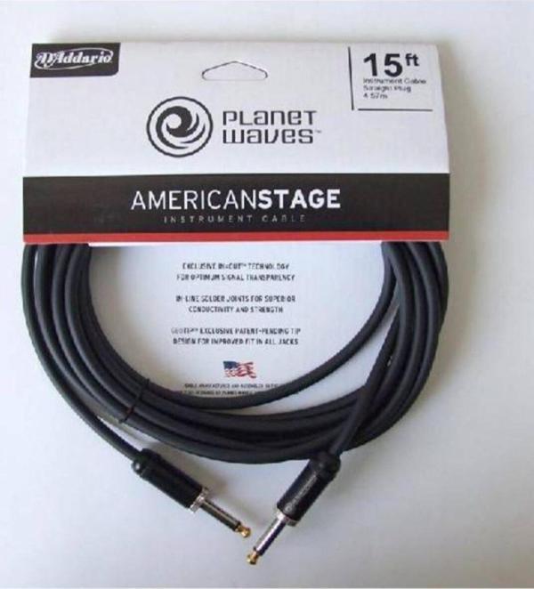 Planet Waves  Pwamsg15 American Stage Inst Cable-15 Çin Amerıca - Image 1