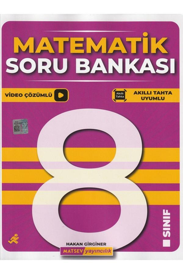 8. Sınıf Matematik Soru Bankası - Matsev Yayınları - Image 1