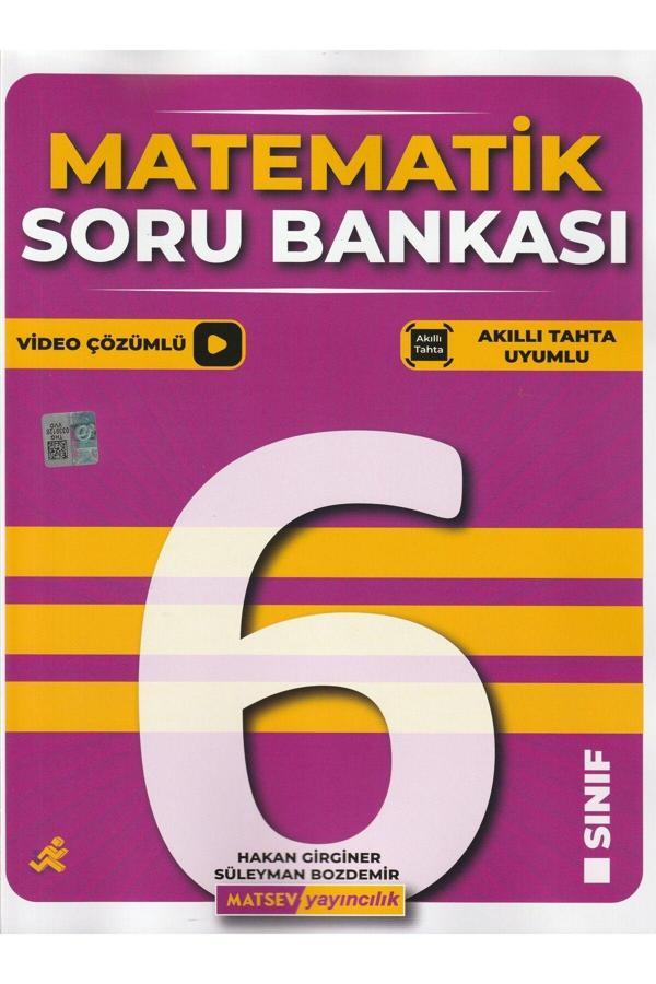 6. Sınıf Matematik Soru Bankası - Matsev Yayınları - Image 1