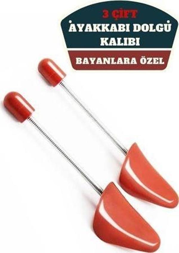 ModaCar Bayan 36-41 Ayakkabı Dolgu Kalıbı 3 Çift  - Image 1