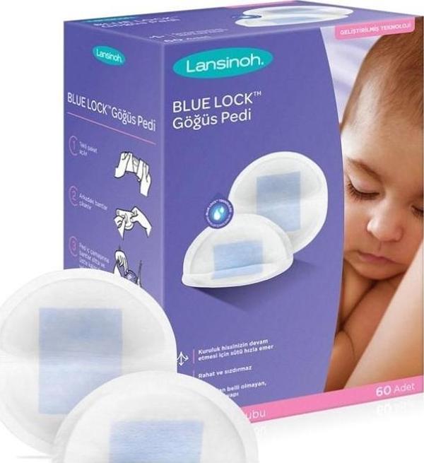 Lansinoh Blue Lock Göğüs Pedi 60 Adet - Image 1