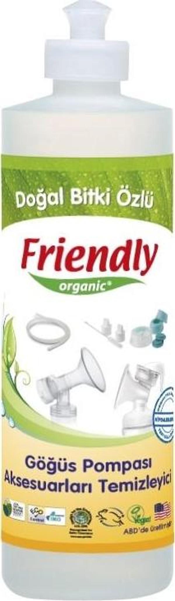 Friendly Organic Göğüs Pompası Aksesuarları Temizleyici - 473 ml - Image 1