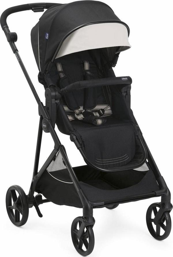 Chicco Seety Çift Yönlü Bebek Arabası - Etna Black - Image 1