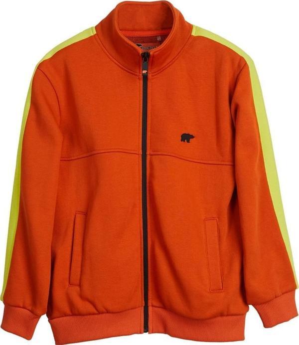 Harvey Turuncu Çocuk Full-Zip Sweatshirt  - Image 1