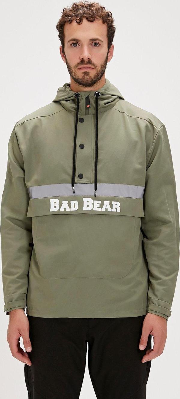 Reflect Windbreaker Thyme Yeşil Kanguru Cep Erkek Rüzgarlık - Image 1