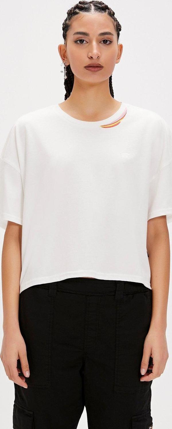 Amanda Beyaz Basic Kadın Tişört - Image 1