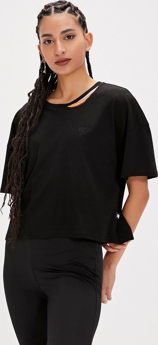 Amanda Siyah Basic Kadın Tişört - Image 1