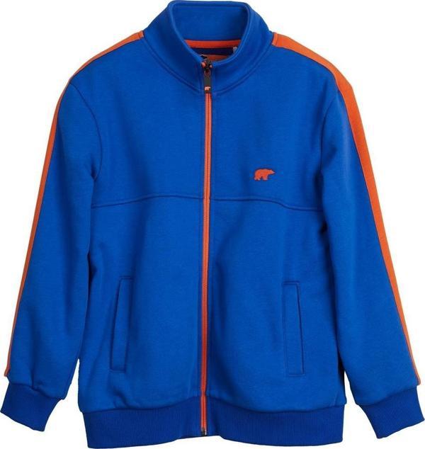 Harvey Saks Mavisi Full-Zip Çocuk Sweatshirt  - Image 1