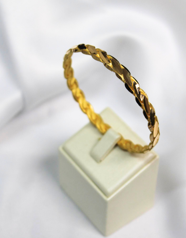 RİSEGOLD 30 GRAM 22 AYAR BURMA BİLEZİK İŞÇİLİKSİZ - Image 1