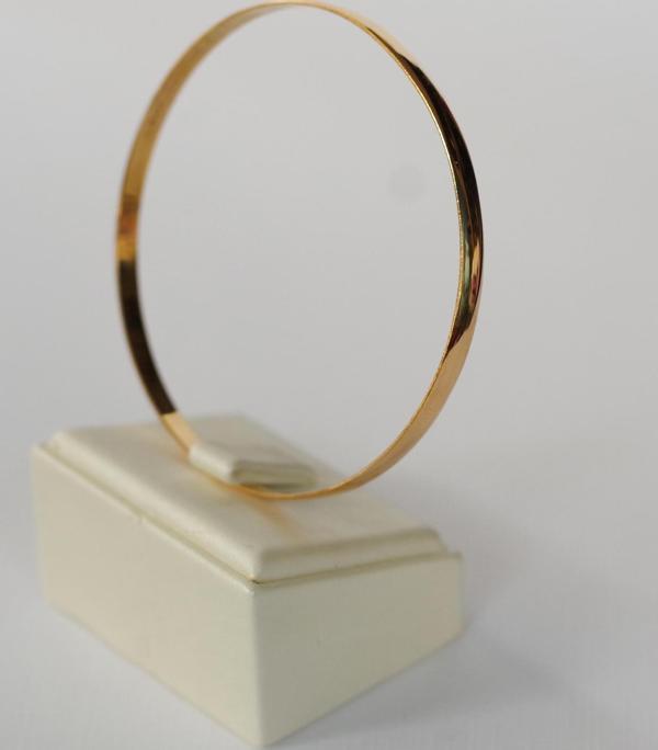 RİSEGOLD 10 GRAM 22 AYAR ÖZEL GENİŞ OVAL KİBRİT ÇÖPÜ BİLEZİK İŞÇİLİKSİZ - Image 1