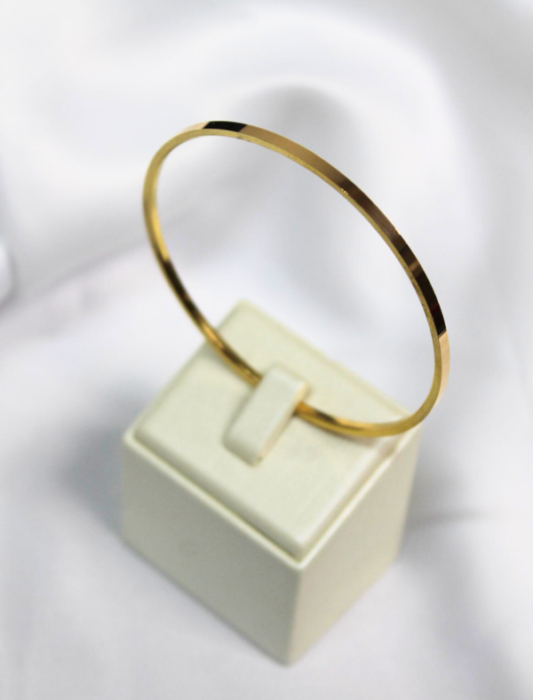 RİSEGOLD 20 GRAM GOLD RENK 22 AYAR KİBRİT ÇÖPÜ BİLEZİK İŞÇİLİKSİZ - Image 1