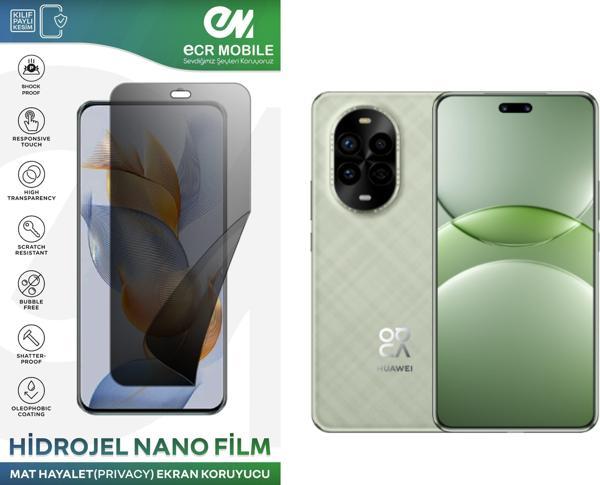 Huawei Nova 13 Pro ile Uyumlu Hidrojel Nano Ekran Koruyucu Film HAYALET(Privacy) - Image 1
