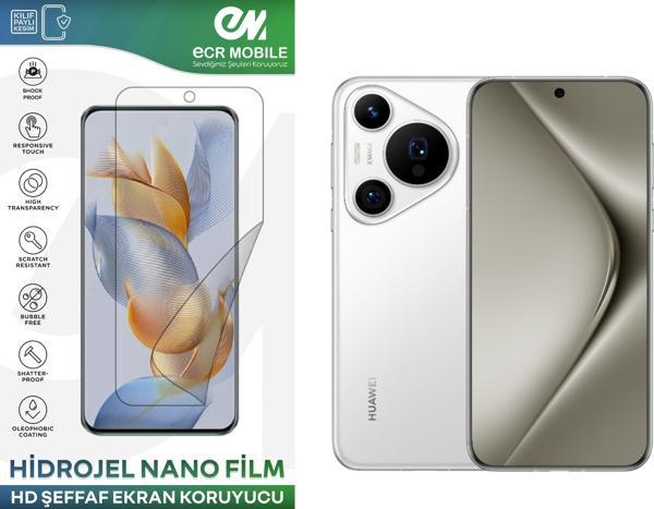 Huawei Pura 70 Ultra ile Uyumlu Hidrojel Ekran Koruyucu Film HD-ŞEFFAF(Tempered Cam Değildir!) - Image 1