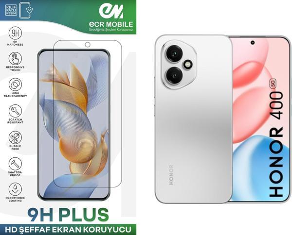 Honor 400 Ekran Koruyucu 9H Esnek Nano Cam Tam Uyumlu Şeffaf - Image 1