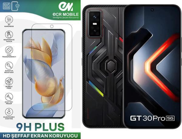 Infinix GT30 Pro Ekran Koruyucu 9H Esnek Nano Cam Tam Uyumlu Şeffaf - Image 1