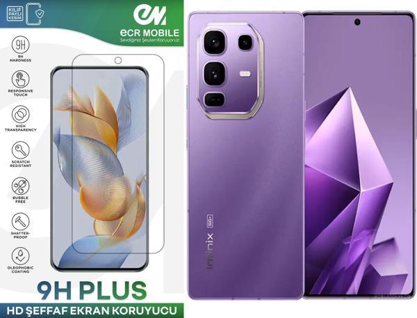 Infinix Note 50 Pro Plus Ekran Koruyucu 9H Esnek Nano Cam Tam Uyumlu Şeffaf - Image 1