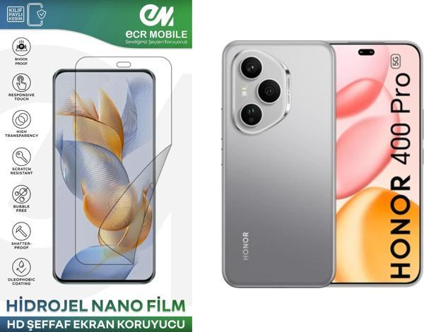 Honor 400 Pro ile Uyumlu Hidrojel Ekran Koruyucu Film HD-ŞEFFAF(Tempered Cam Değildir!) - Image 1