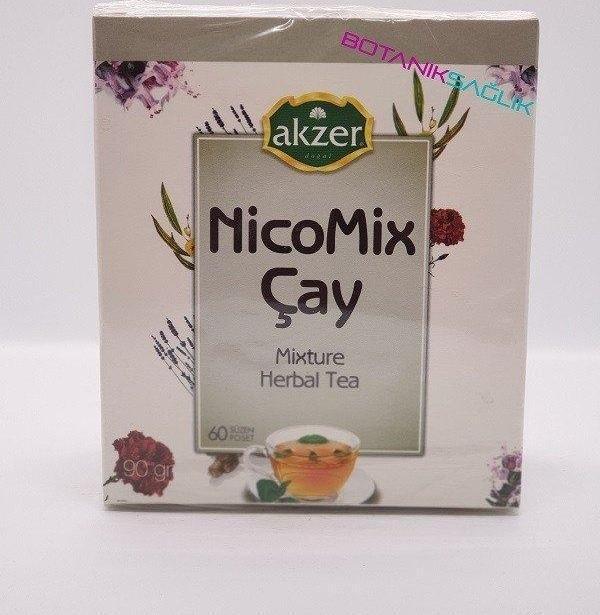 Akzer Nicomix Çay - 60 Süzen Poşet - Image 1