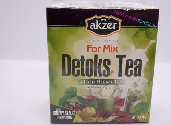 Akzer Detoks Çayı - 60 Süzen Poşet - Image 1