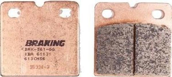 Braking 613Cm56 1983-1988 BMW K 100 RT Uyumlu Ön Fren Balatası Sinterli Balata - Image 1