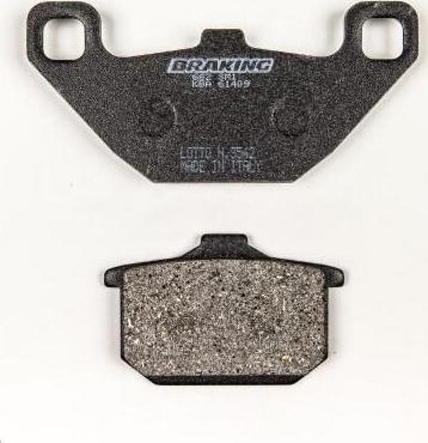 Braking 662Sm1 1995-1999 Kawasaki VN 800 Vulcan Uyumlu Ön Fren Balatası Yarı Metalik Balata - Image 1