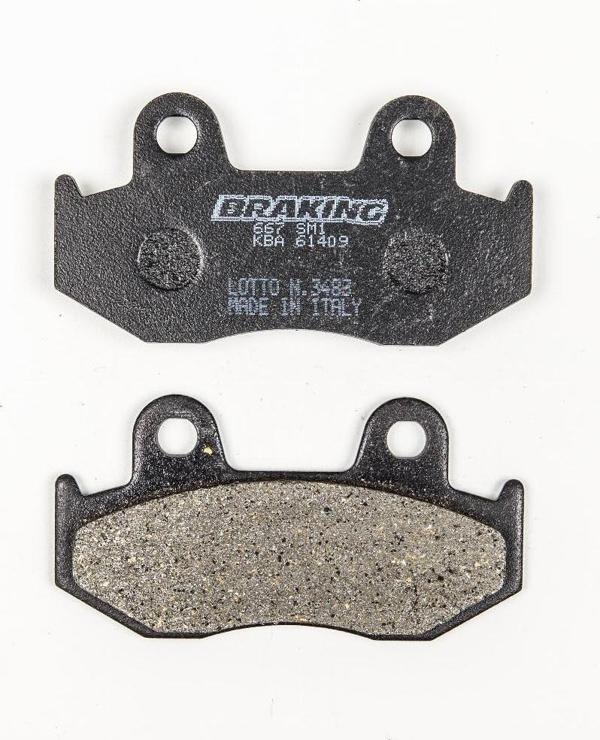 Braking 667Sm1 2002-2007 Honda Dylan 150 Uyumlu Ön Fren Balatası Yarı Metalik Balata - Image 1