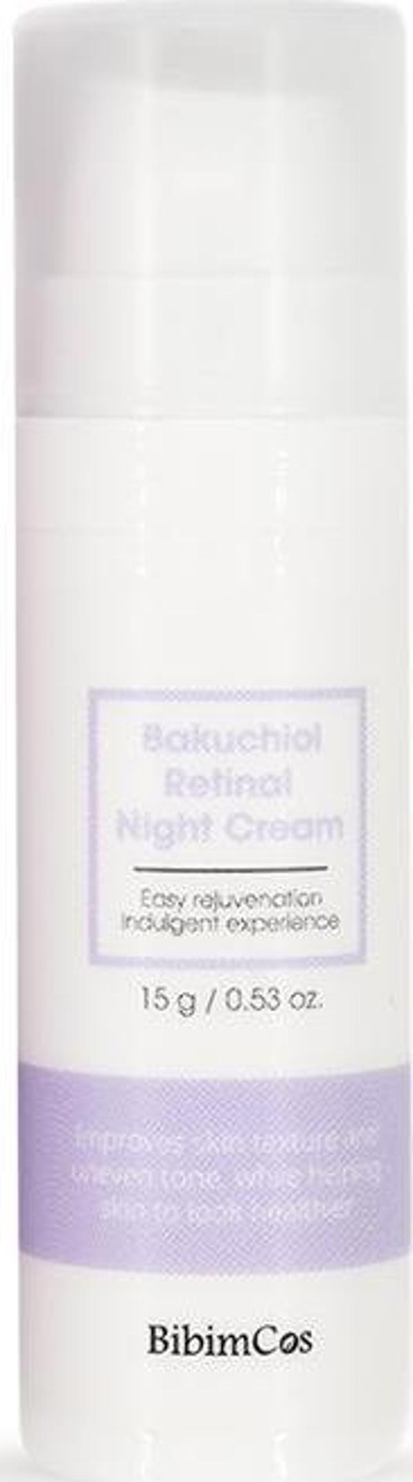 Bibimcos Bakuchiol Retinal Night Cream 15gr - Image 1